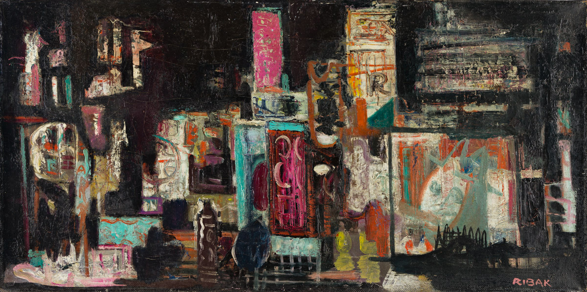 LOUIS RIBAK (1902-1979) City at Night.
